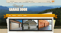 Desktop Screenshot of prescottgaragedoors.net